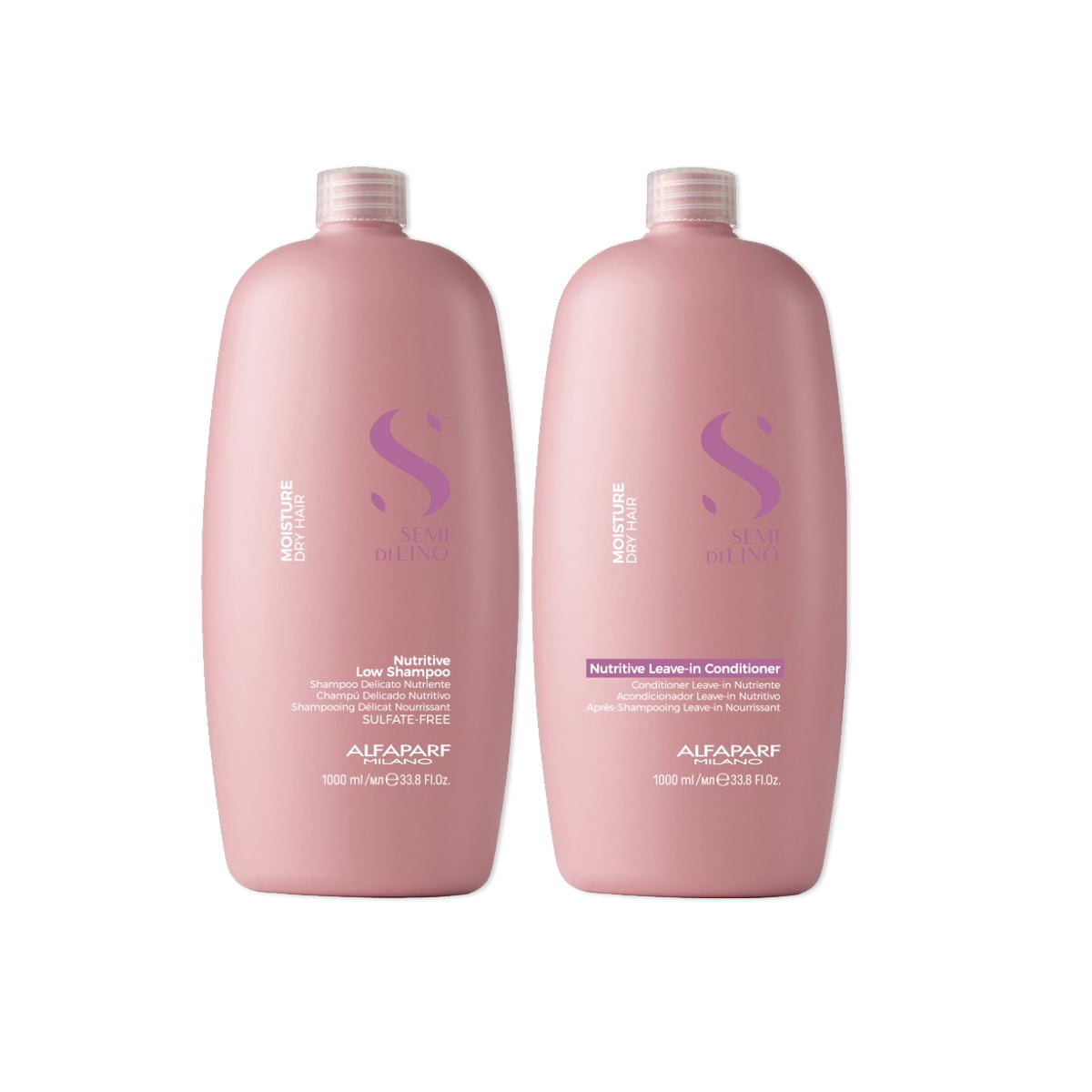 Kit Semi Di Lino Nutritive Shampoo E Condicionador 1000ml - Alfaparf