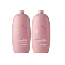 Kit Semi Di Lino Nutritive Shampoo E Condicionador 1000ml - Alfaparf
