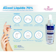 Álcool Antisséptico Spray 70º INPM 200ml - La Beauté
